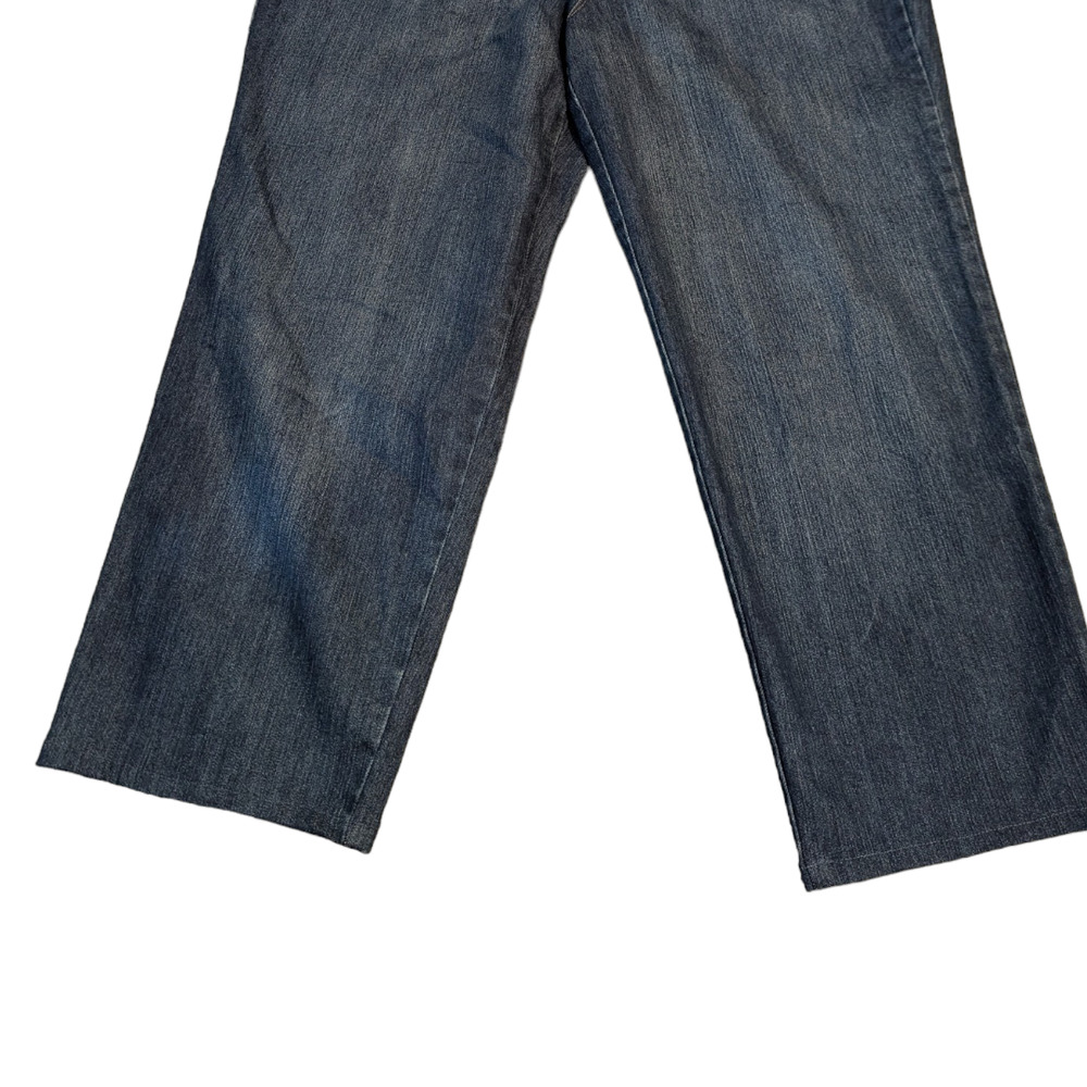GLORIA VANDERBILT Amanda Dark Rinse Distessed Ankle Jeans Plus Size 22W NEW - Picture 4 of 11